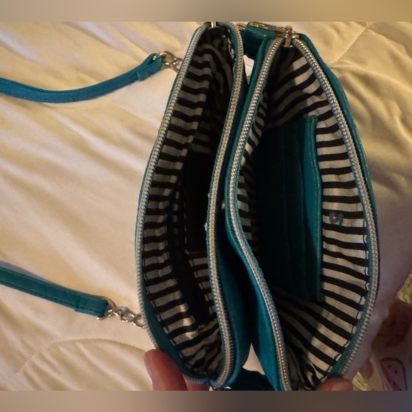 Stylish  turquoise Blue Crossbody Bag - Picture 4 of 4